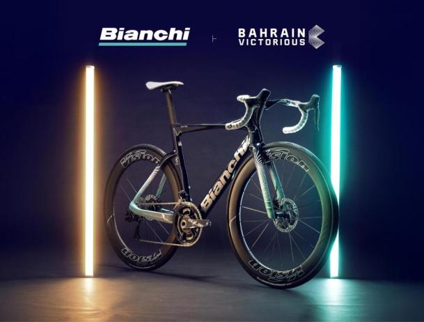 BIANCHI Novo Parceiro e Patrocinador Técnico da Equipe de Ciclismo BAHRAIN VICTORIOUS