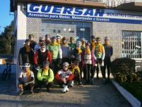 Grupo prestes a iniciar o passeio