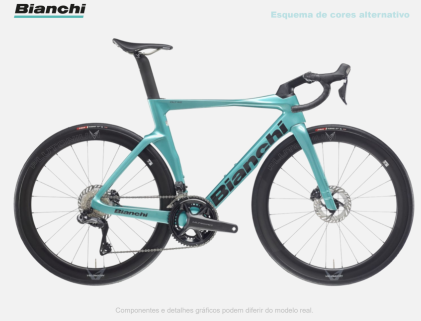 Bianchi ZN - Metallic Celeste/Black - full glossy