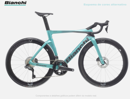 Bianchi - ZF: Metallic Celeste/Graphite - full matt